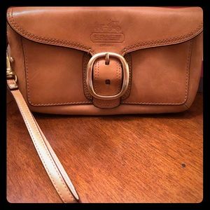 Coach Leather Legacy Wristlet